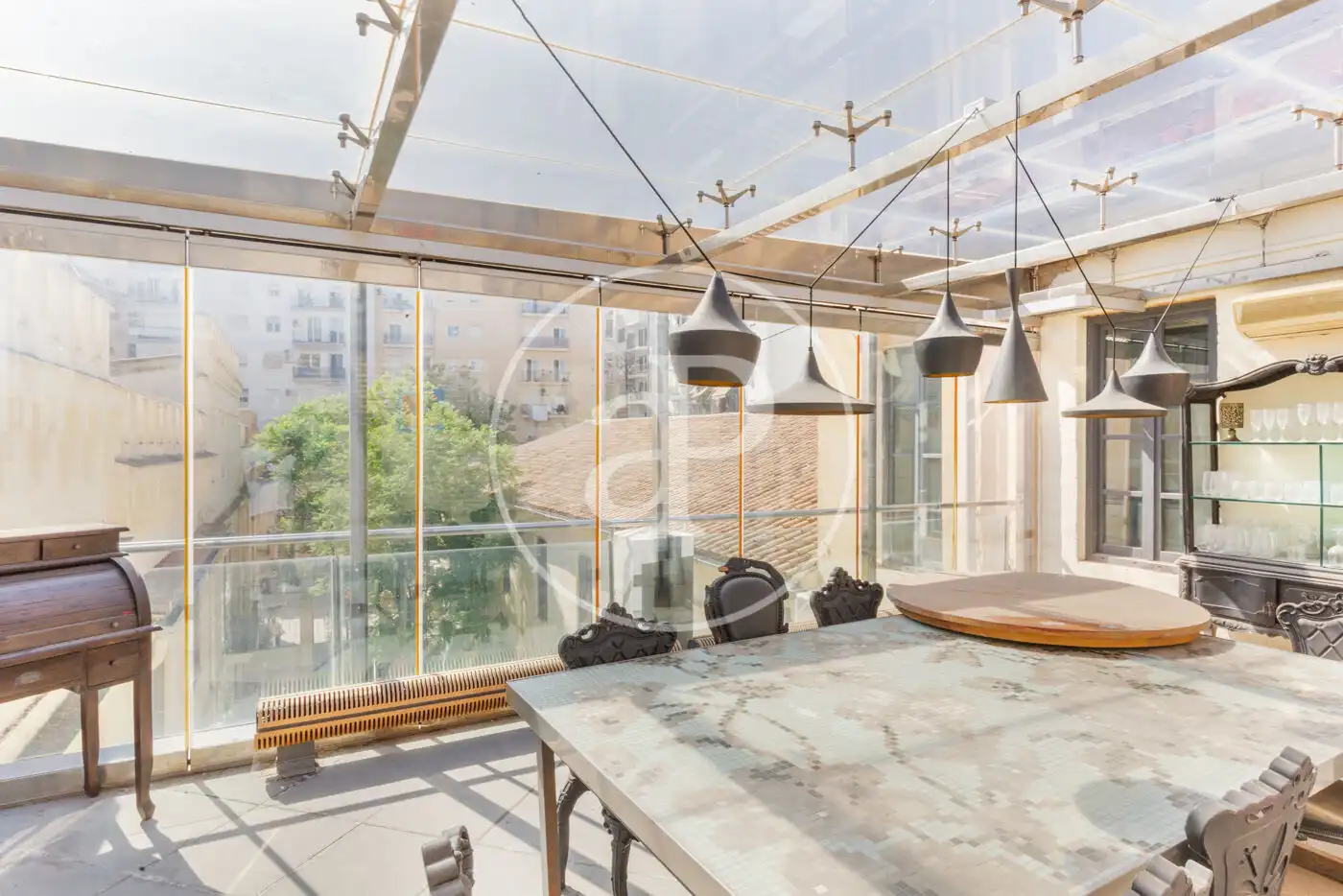 Terrasse von Einfamilien-Reihenhaus zum Verkauf in Valencia mit Klimaanlage, Heizung und Terrasse