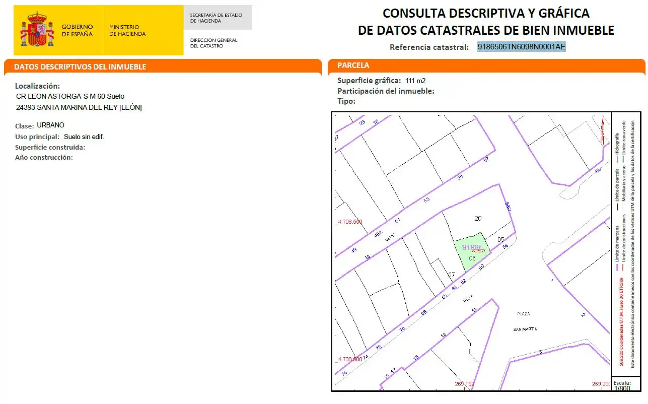 Residencial en venta en Santa Marina del Rey
