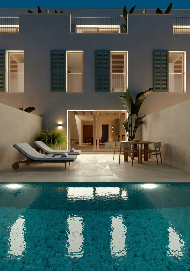 Terraza de Finca rústica en venta en Ariany con Aire acondicionado, Calefacción y Jardín privado