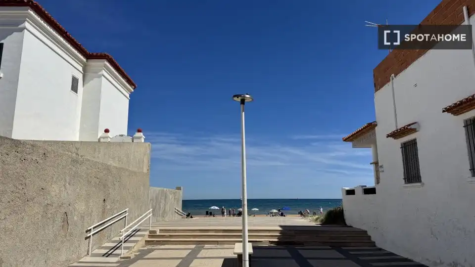 Vista exterior de Piso de alquiler en Oliva Playa
