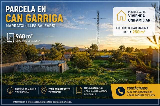 Terreno residencial en Venta en Carrer Alfabaguera en Es Garrovers