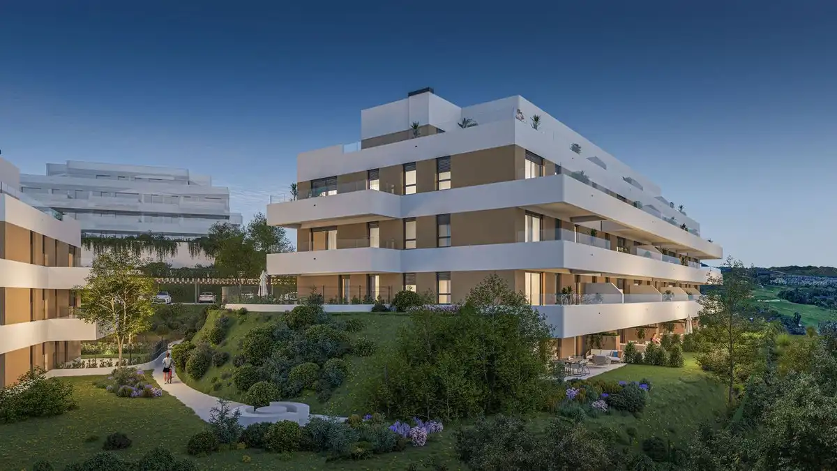 Vista exterior de Apartamento en venta en Mijas con Aire acondicionado, Terraza y Trastero