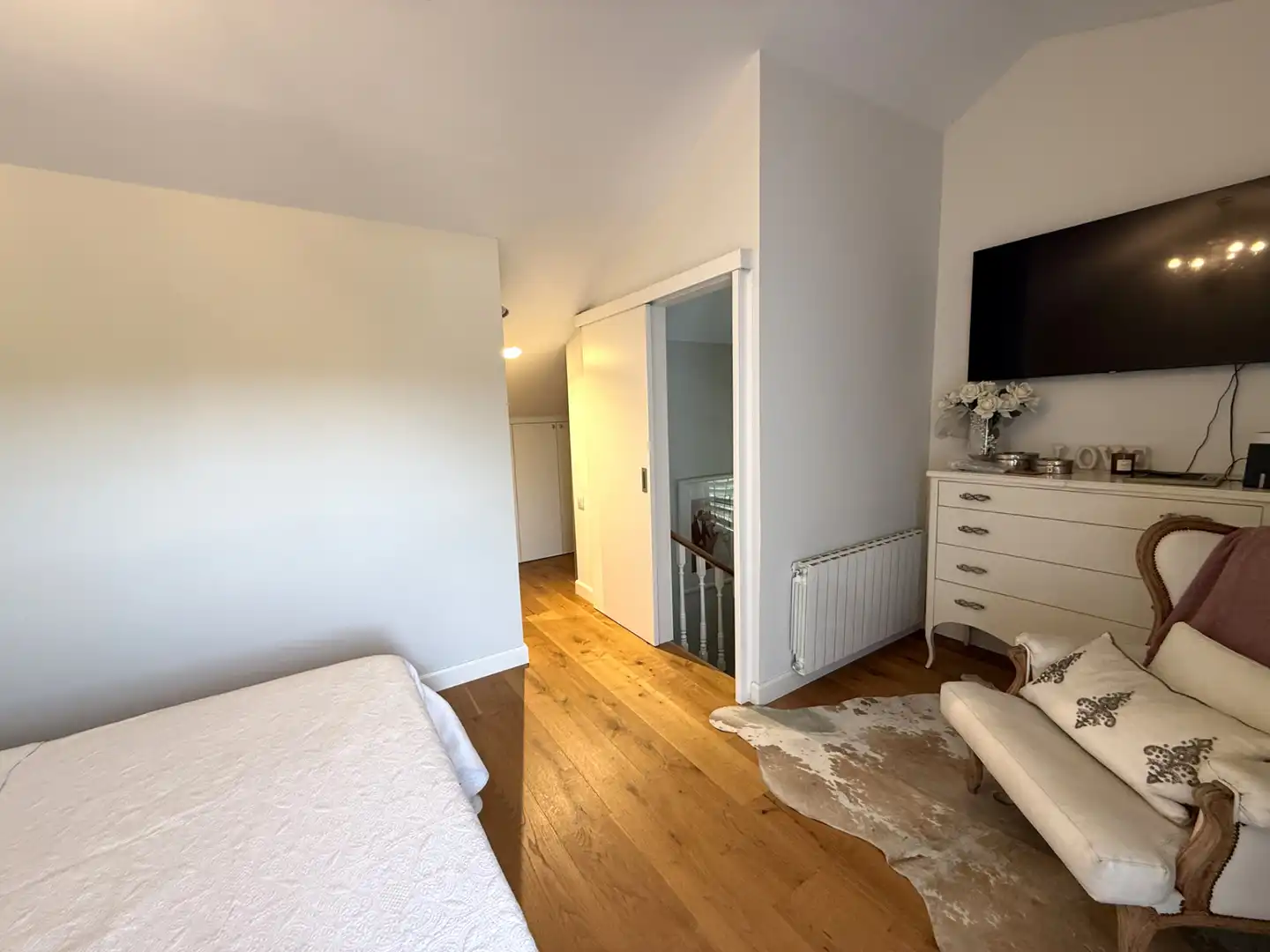 Bedroom of Houses for sale in Sant Joan Despí  with Air Conditioner, Heating and Private garden