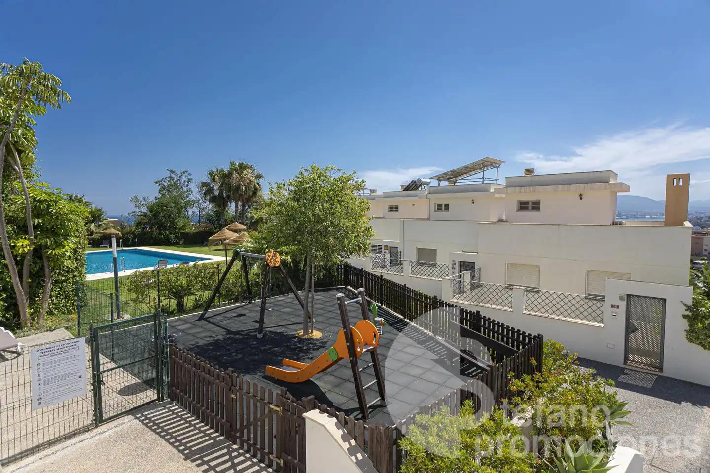 Jardín de Casa adosada en venta en Málaga con Aire acondicionado, Jardín privado y Terraza