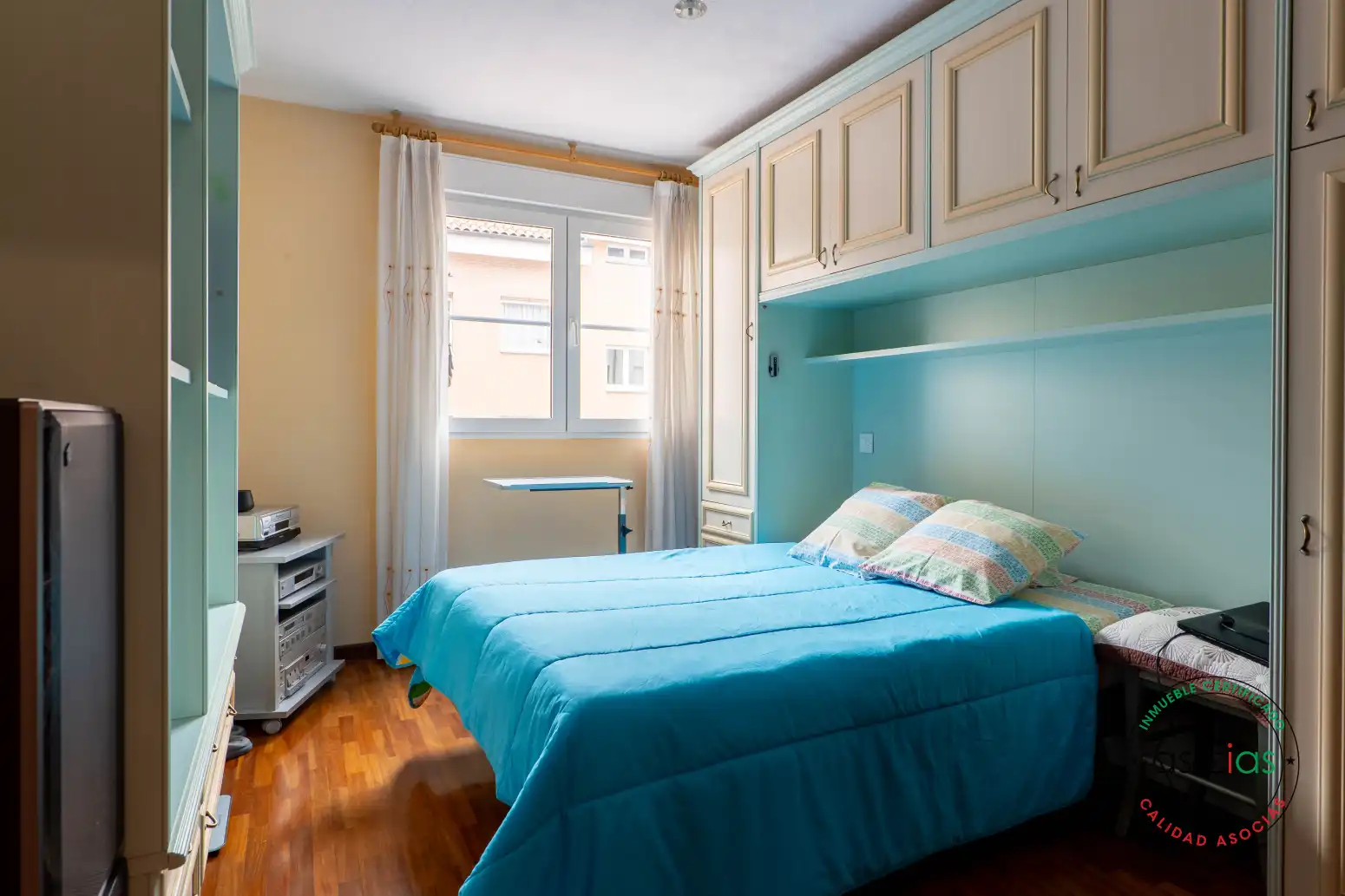 Bedroom of Flat for sale in Gijón   with Heating and Parquet flooring