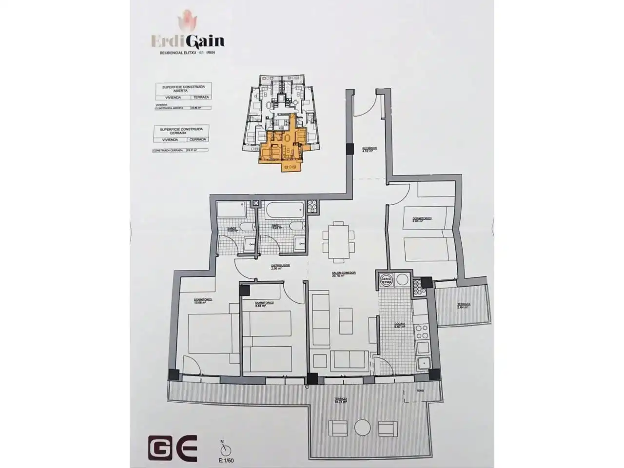 Appartement avec ascenseur à louer à Avenida Elizatxo, imagen 17