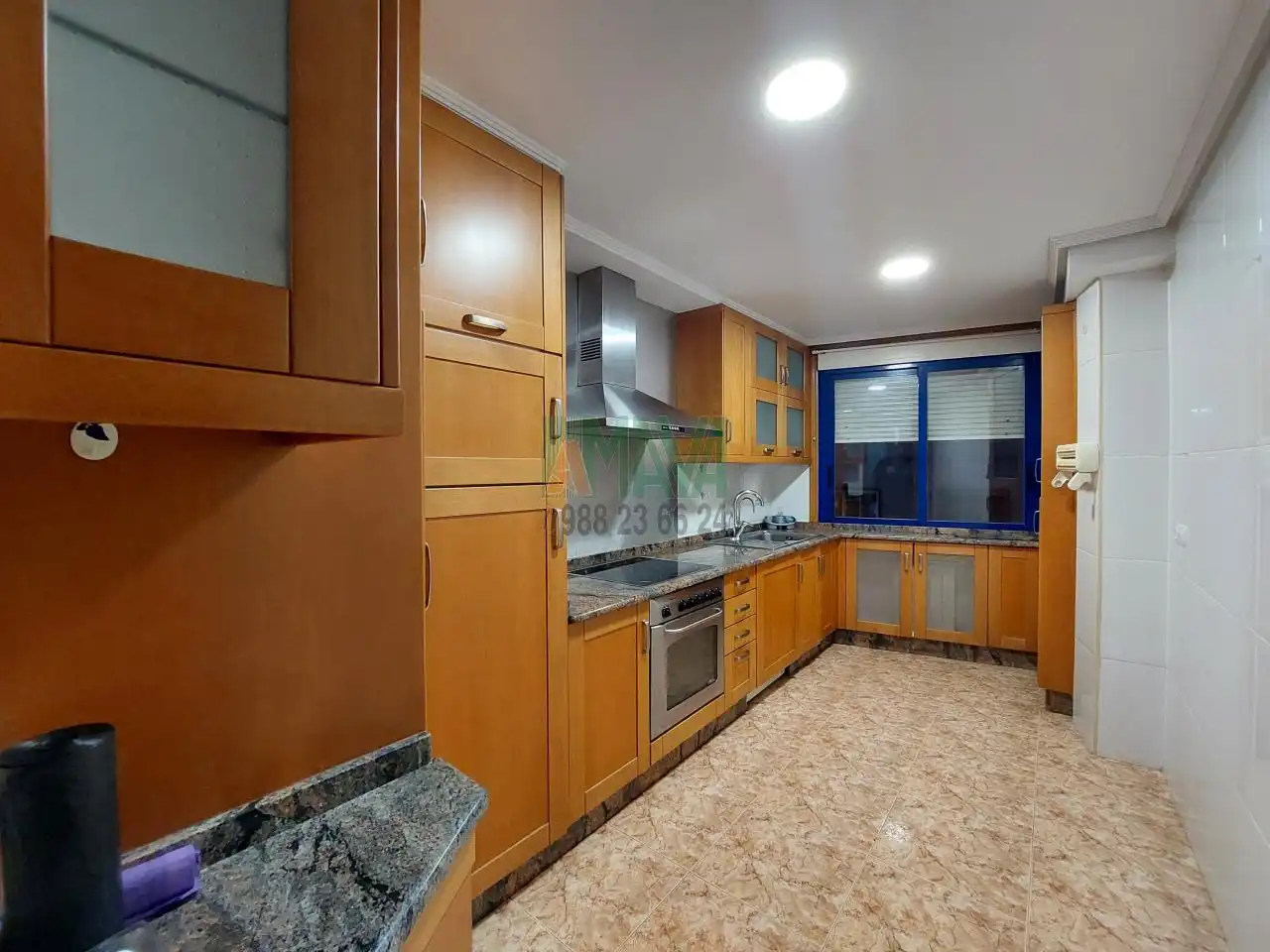 Kitchen of Flat for sale in Ourense Capital   with Heating and Parquet flooring