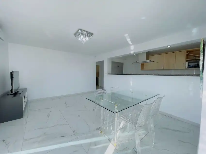 Menjador de Apartament en venda en Calpe / Calp amb Aire condicionat, Calefacció i Terrassa
