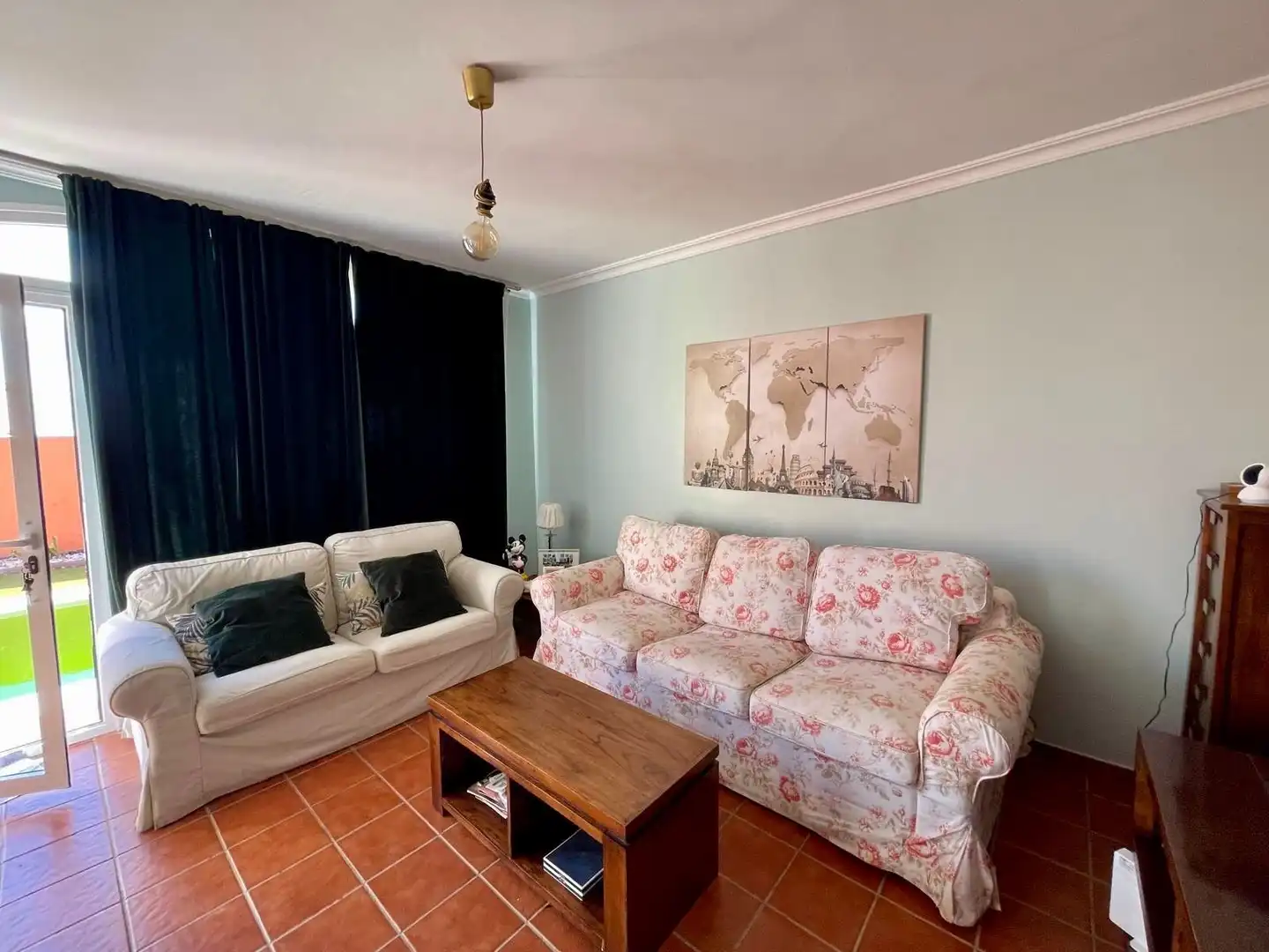Sala d'estar de Dúplex en venda en Puerto del Rosario amb Aire condicionat, Terrassa i Piscina