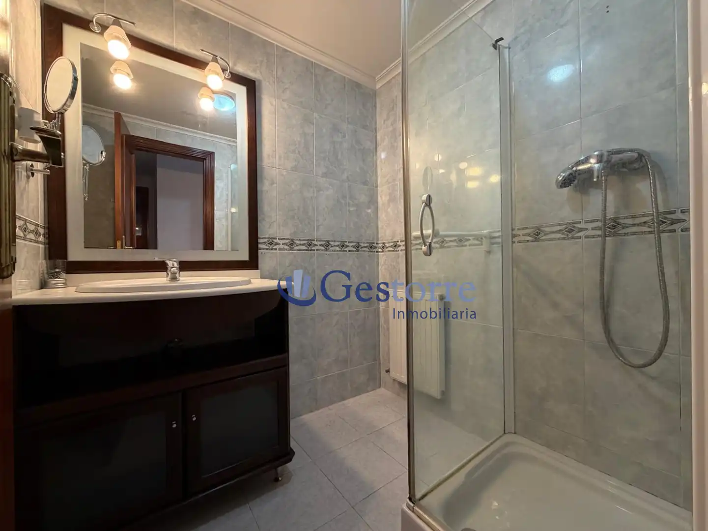 Bathroom of Flat for sale in Castrillón  with Heating, Terrace and Storage room