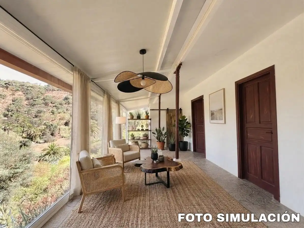 Sala d'estar de Finca rústica en venda en Santa Brígida amb Rentadora