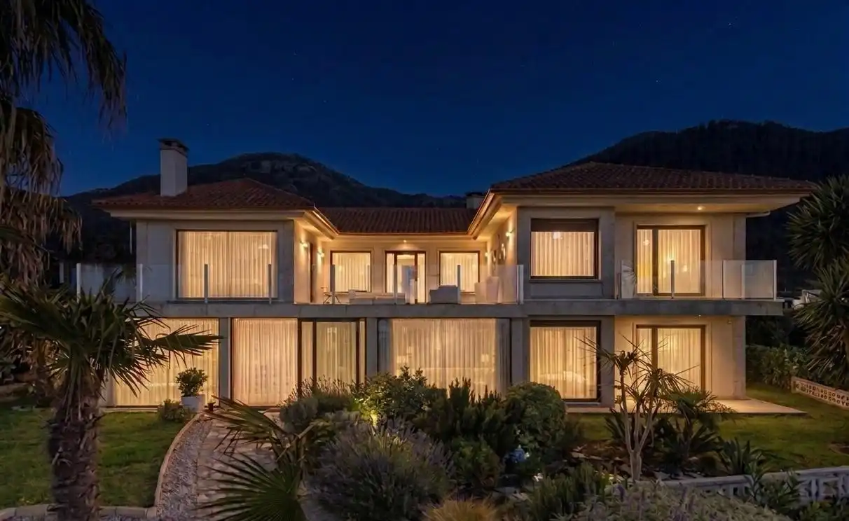 Exterior view of Houses for sale in Oia  with Air Conditioner, Heating and Private garden