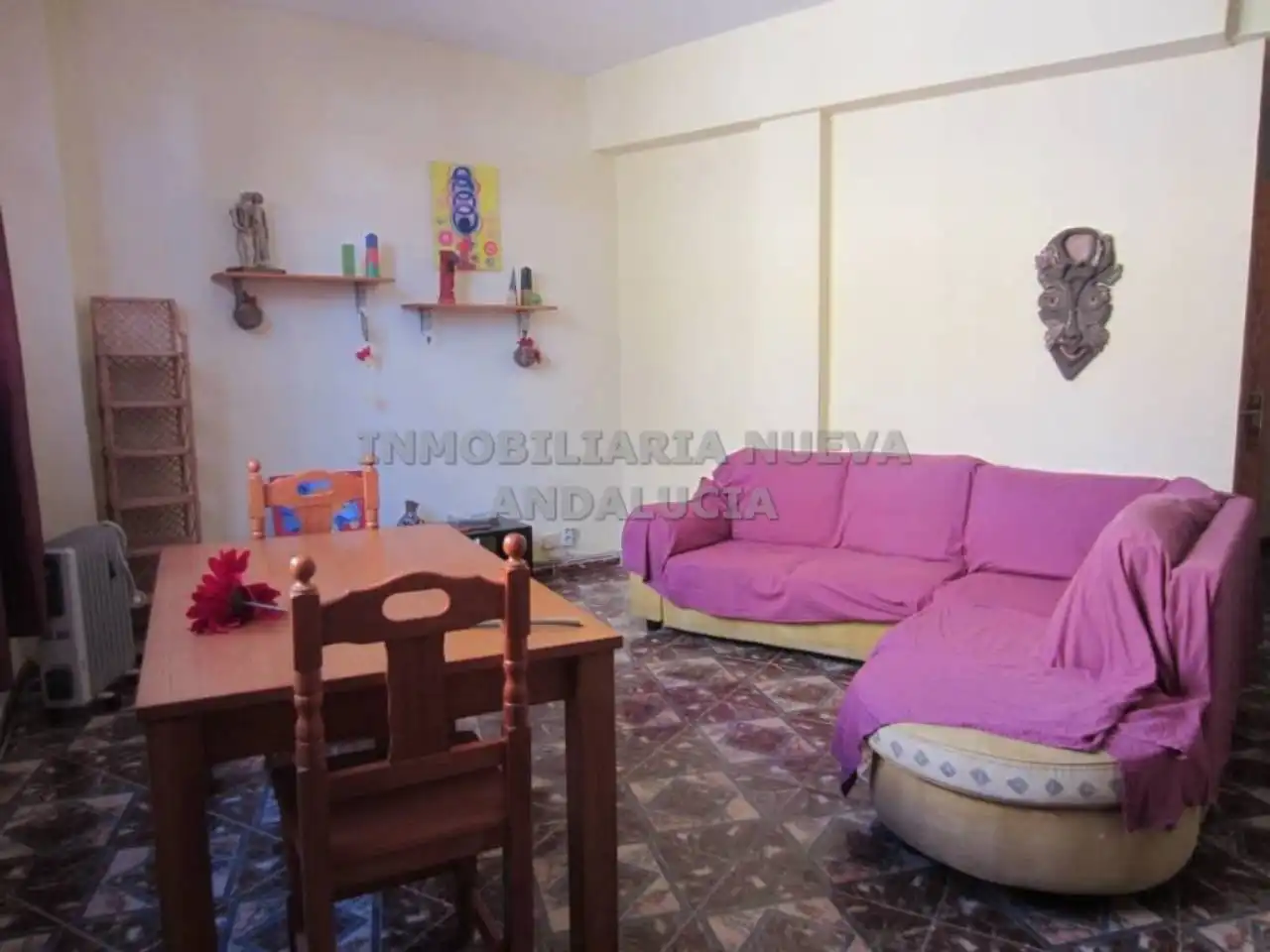 Sala de estar de Piso de alquiler en Almería con Amueblado