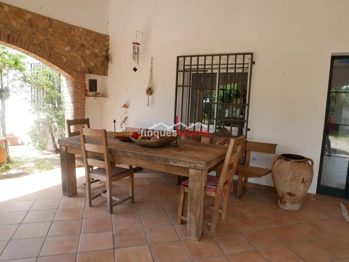 Menjador de Casa o xalet en venda en Alió amb Aire condicionat, Calefacció i Jardí privat