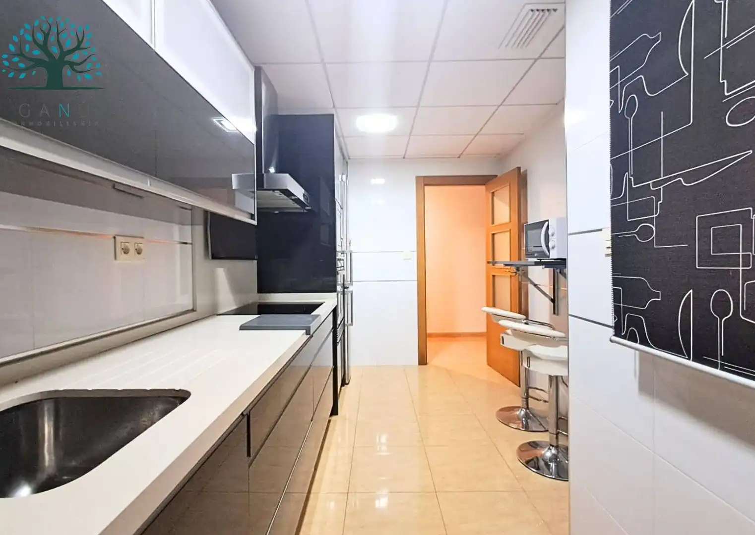 Cocina de Piso en venta en Mazarrón con Aire acondicionado, Trastero y Amueblado