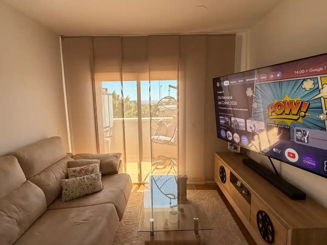Sala de estar de Piso en venta en Vícar con Aire acondicionado, Calefacción y Jardín privado