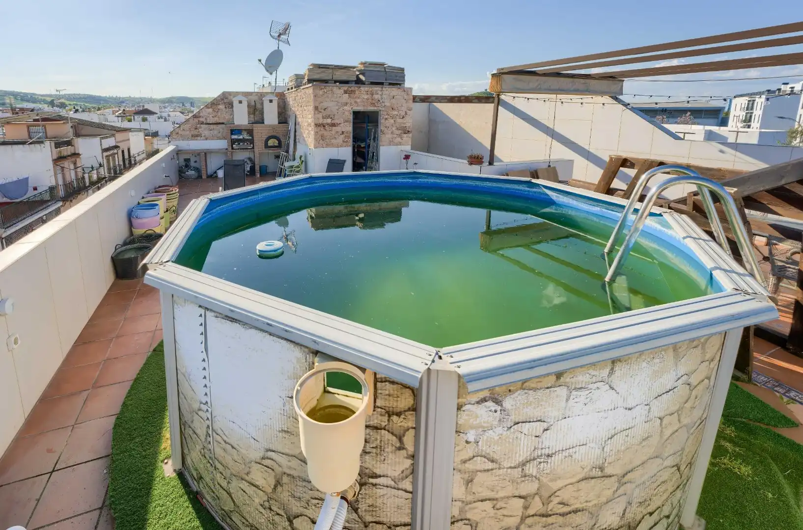 Piscina de Casa o chalet en venta en Bormujos con Aire acondicionado, Terraza y Trastero