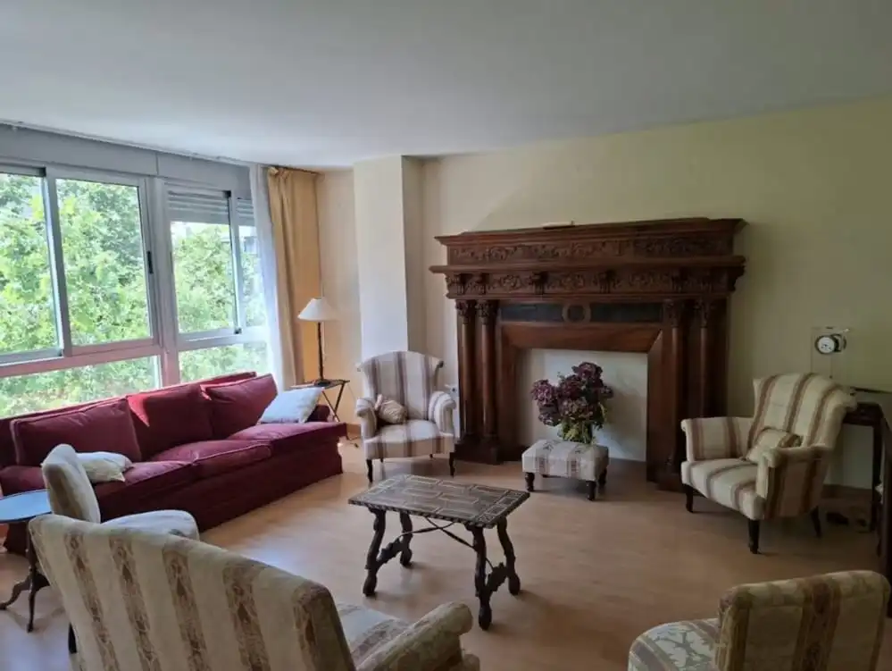 Living room of Apartments for rent in Valencia  with Air Conditioner, Heating and Furnished