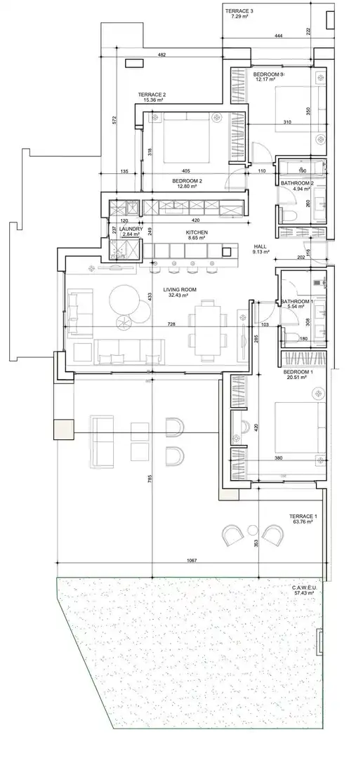 Wohnung mit Pool zum Verkauf in Punta Plata, imagen 17