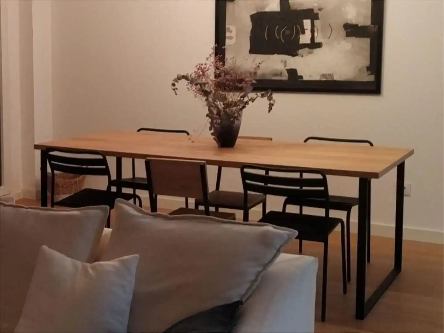 Comedor de Piso de alquiler en Vimianzo con Parquet y Amueblado