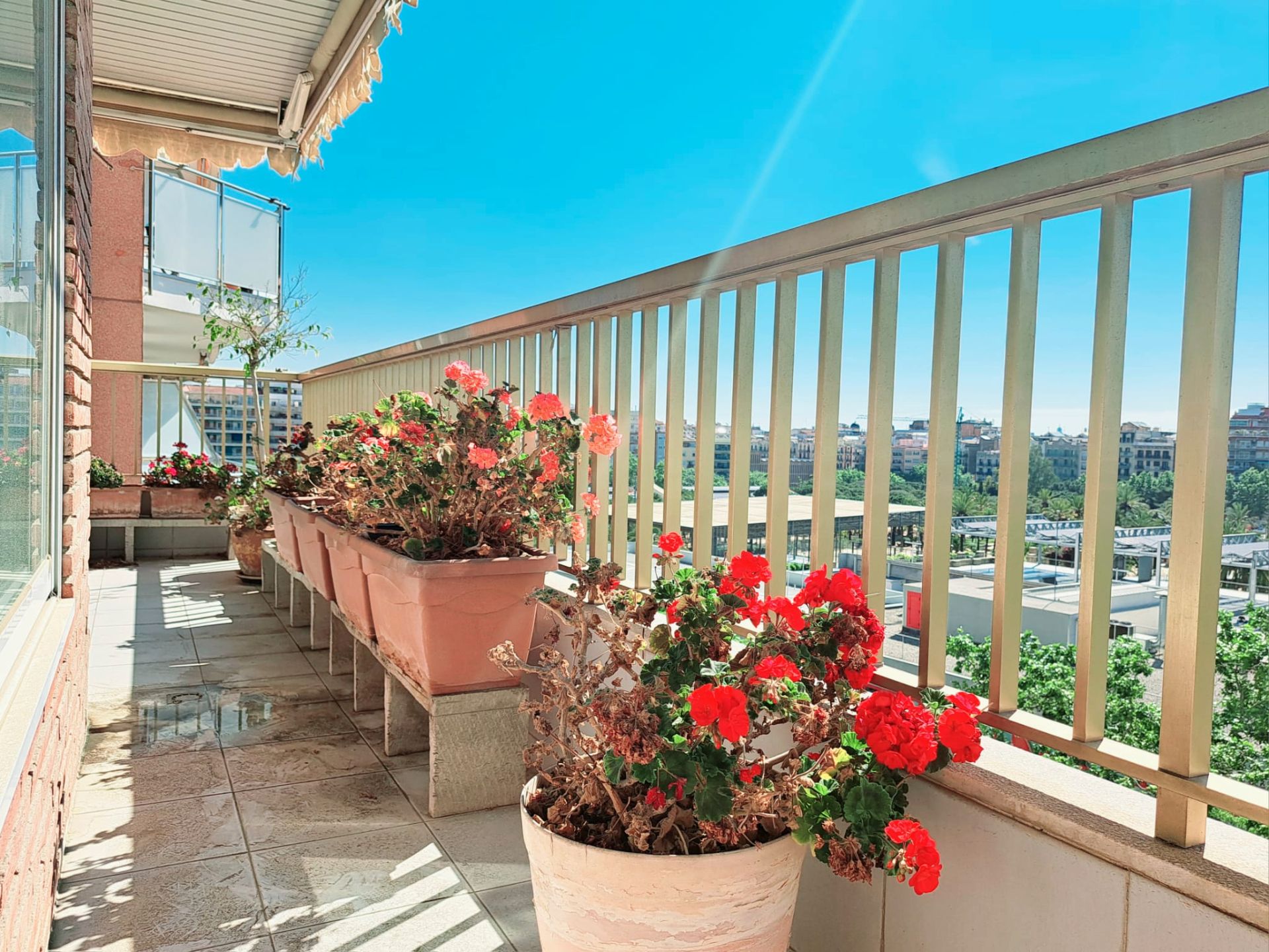 Terrace of Flat for sale in  Barcelona Capital  with Air Conditioner, Heating and Parquet flooring