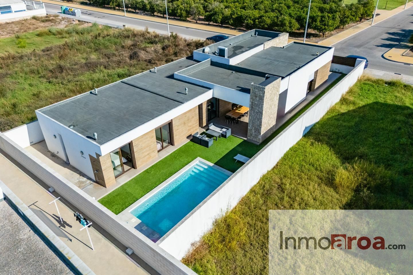 Swimming pool of House or chalet for sale in Moncofa  with Air Conditioner, Heating and Private garden