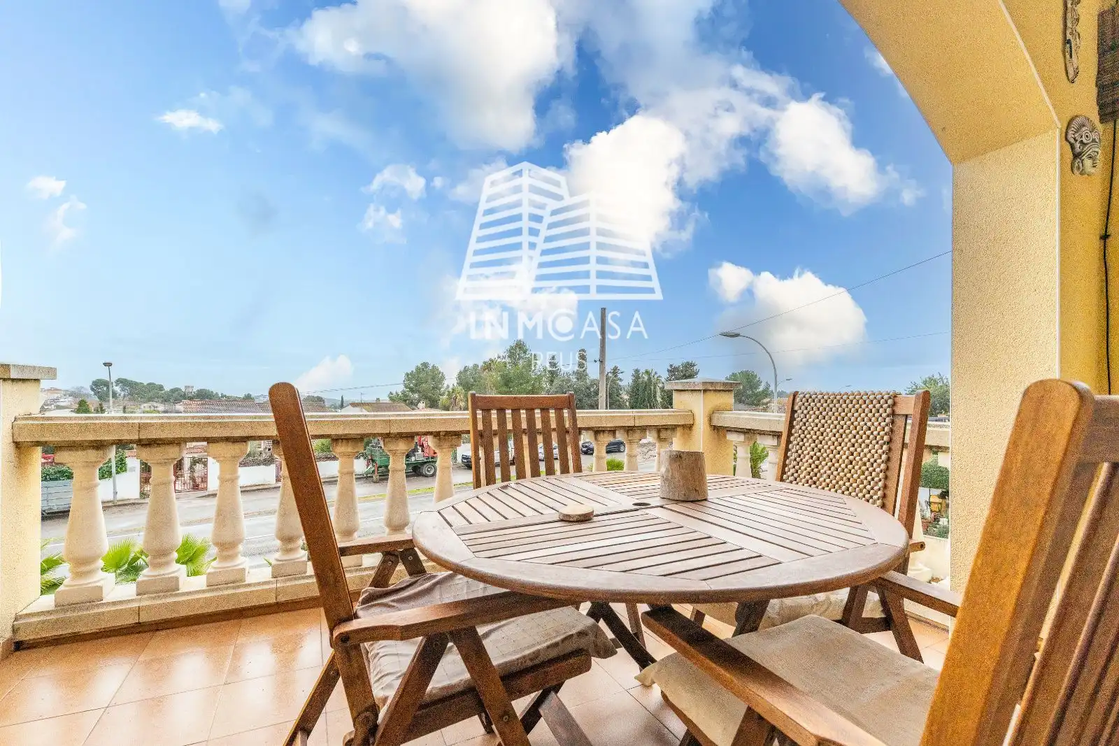 Terraza de Casa adosada en venta en La Pobla de Montornès   con Aire acondicionado, Calefacción y Terraza