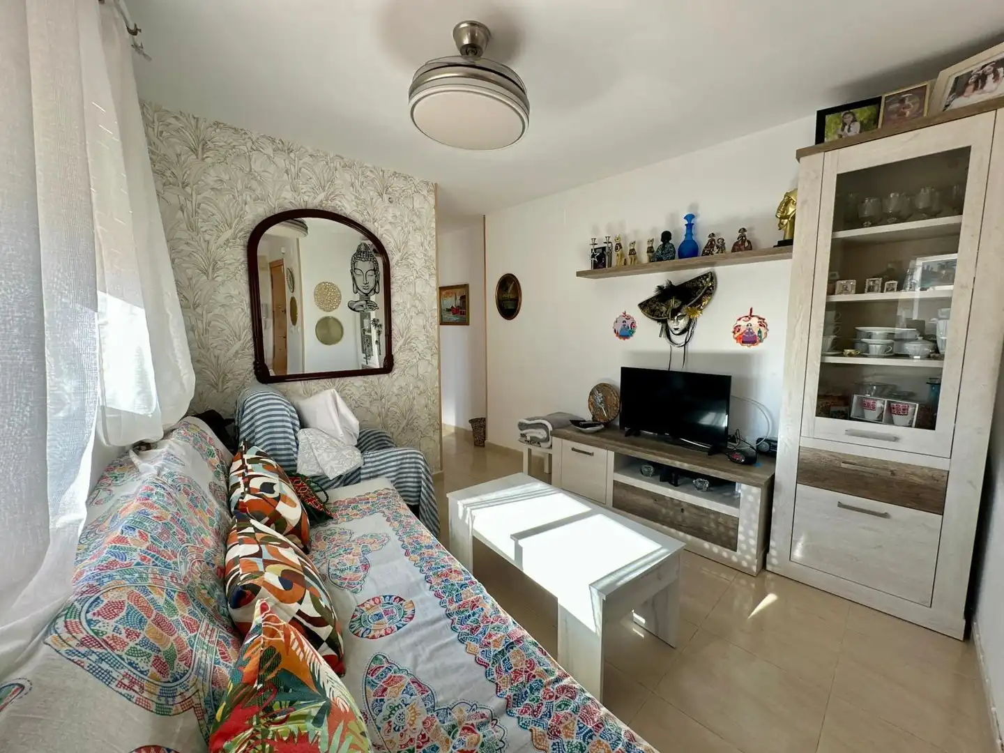 Sala d'estar de Àtic en venda en San Vicente del Raspeig / Sant Vicent del Raspeig amb Aire condicionat i Terrassa