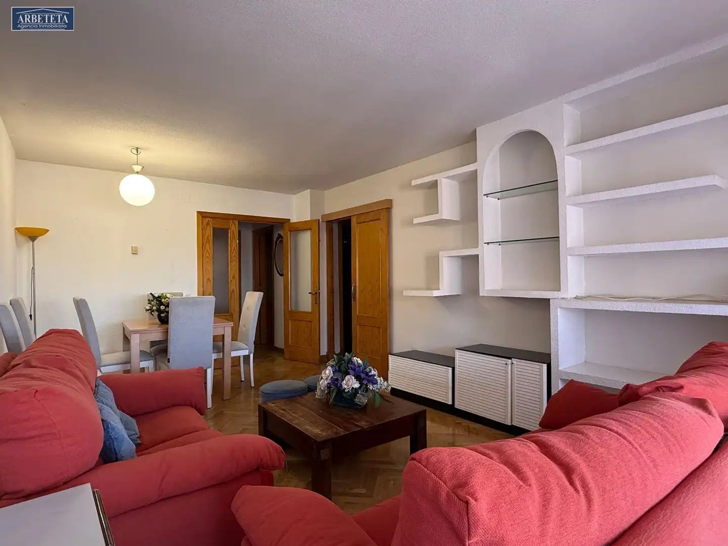 Wohnzimmer von Wohnung zur Miete in Guadalajara mit Parkett