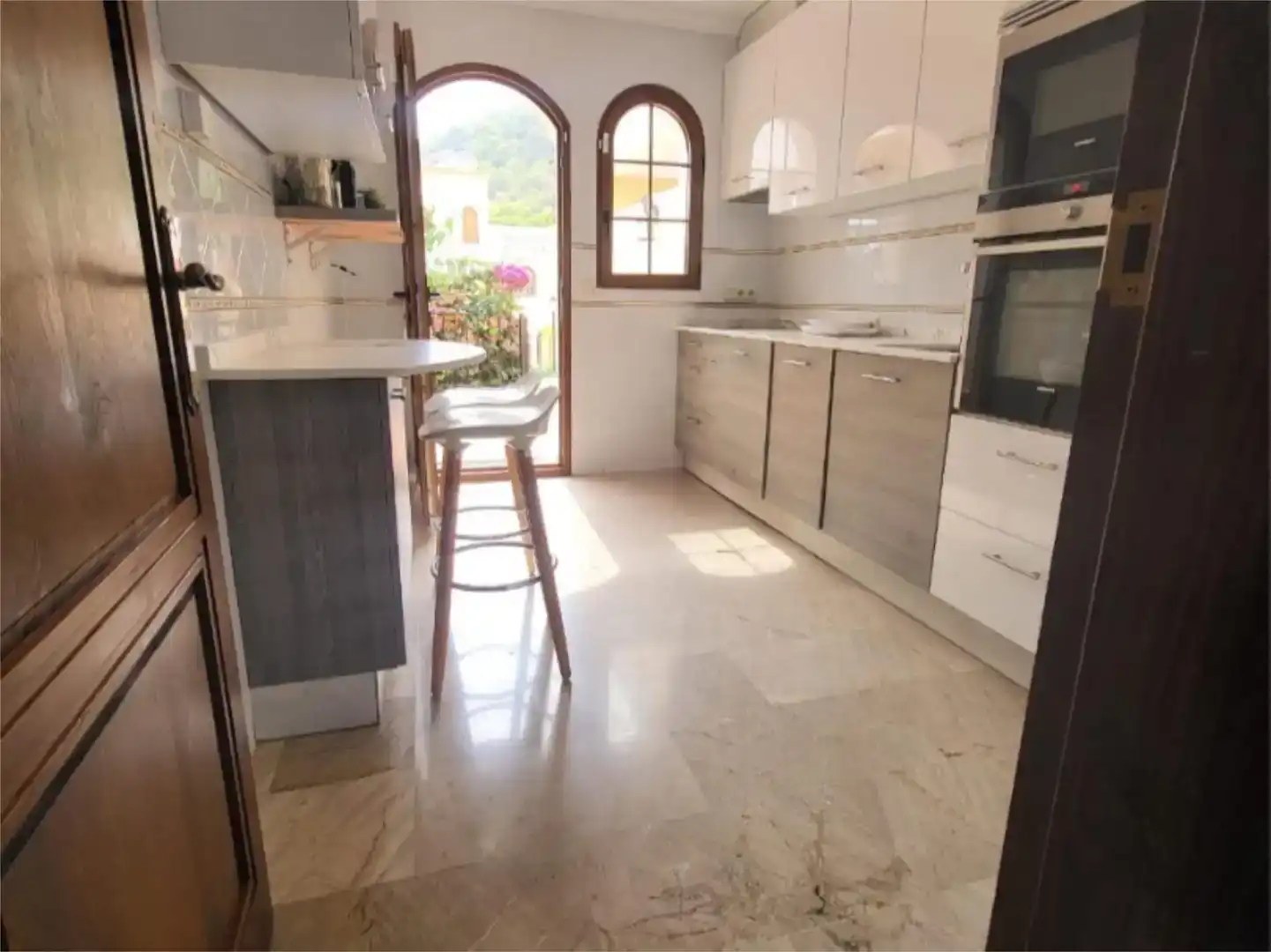 Cuina de Casa o xalet en venda en Cartagena amb Aire condicionat, Jardí privat i Piscina