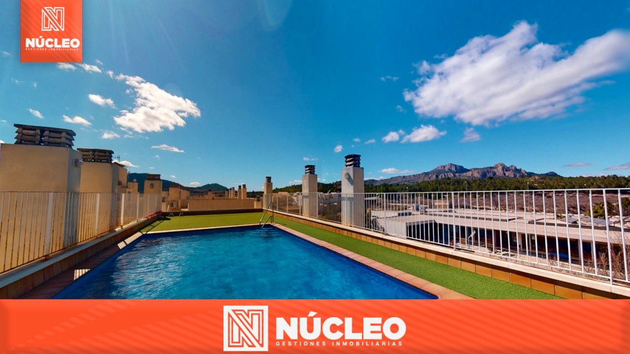 Swimming pool of Flat for sale in Sax  with Storage room, Furnished and Community pool