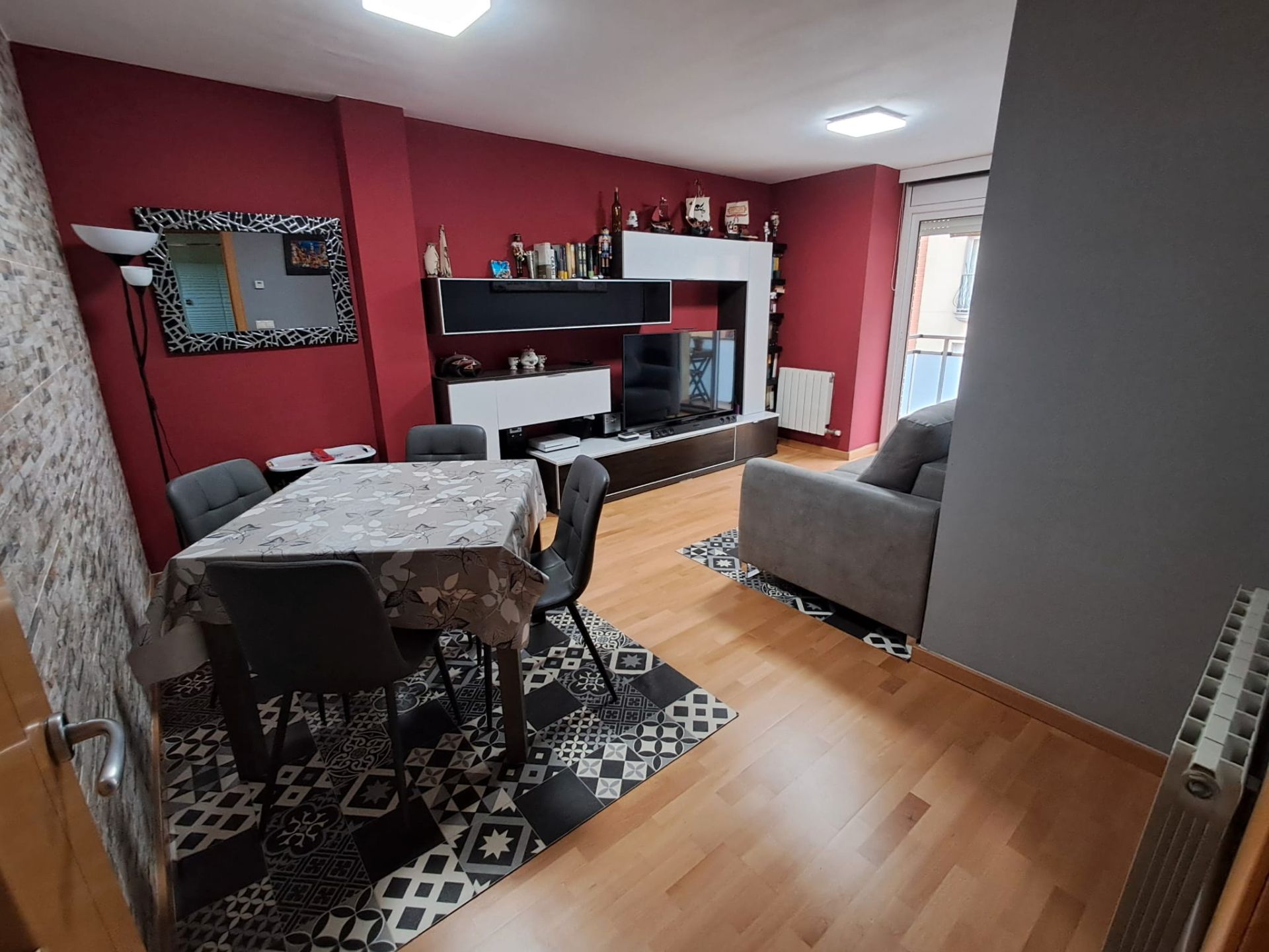Sala de estar de Piso en venta en El Prat de Llobregat con Aire acondicionado, Calefacción y Balcón
