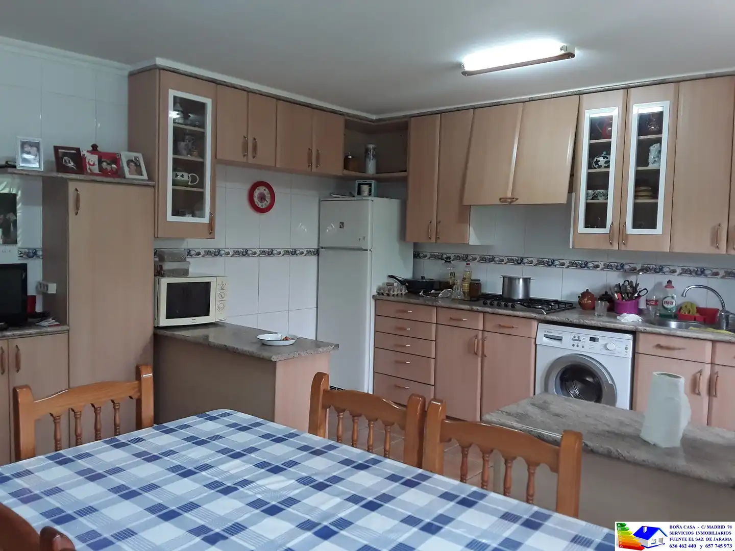 Cocina de Casa o chalet en venta en Fuente El Saz de Jarama con Aire acondicionado, Calefacción y Jardín privado