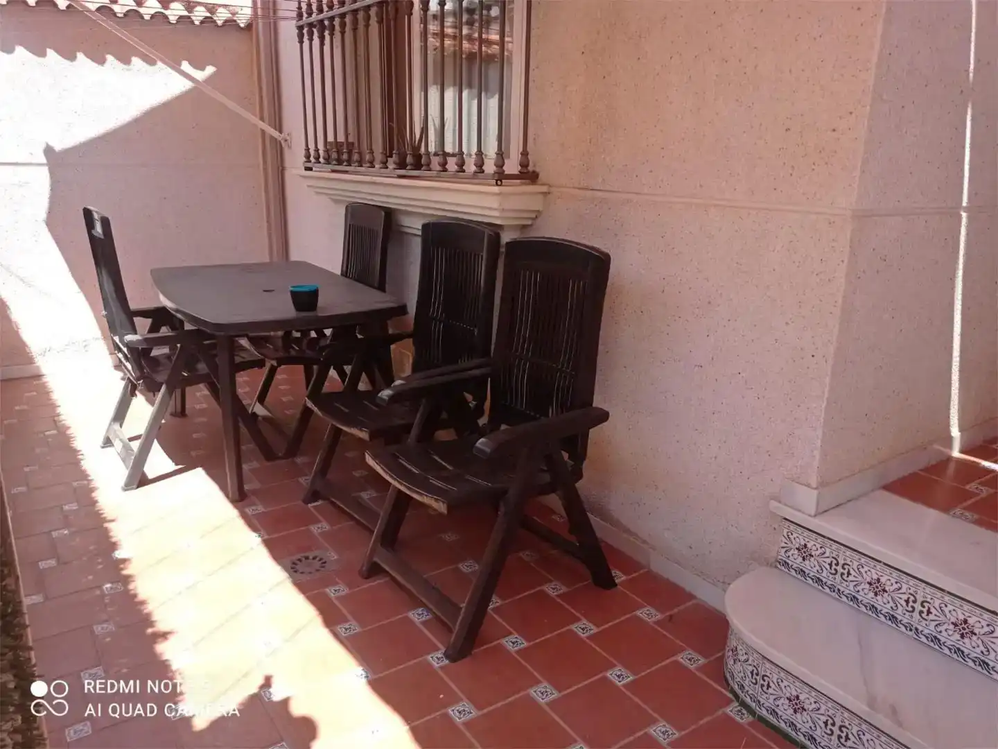 Terrasse von Maisonette zum Verkauf in Villanueva de la Reina mit Klimaanlage und Balkon