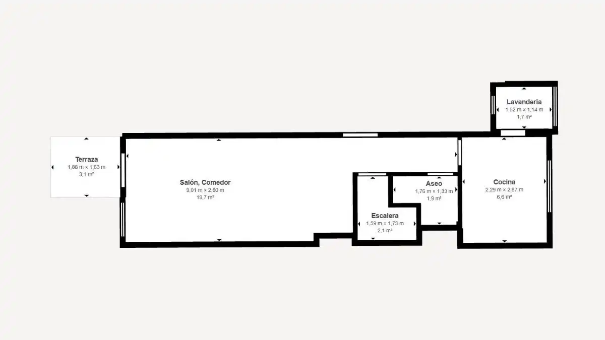 Dúplex en venta en  Palma de Mallorca con Aire acondicionado, Terraza y Amueblado