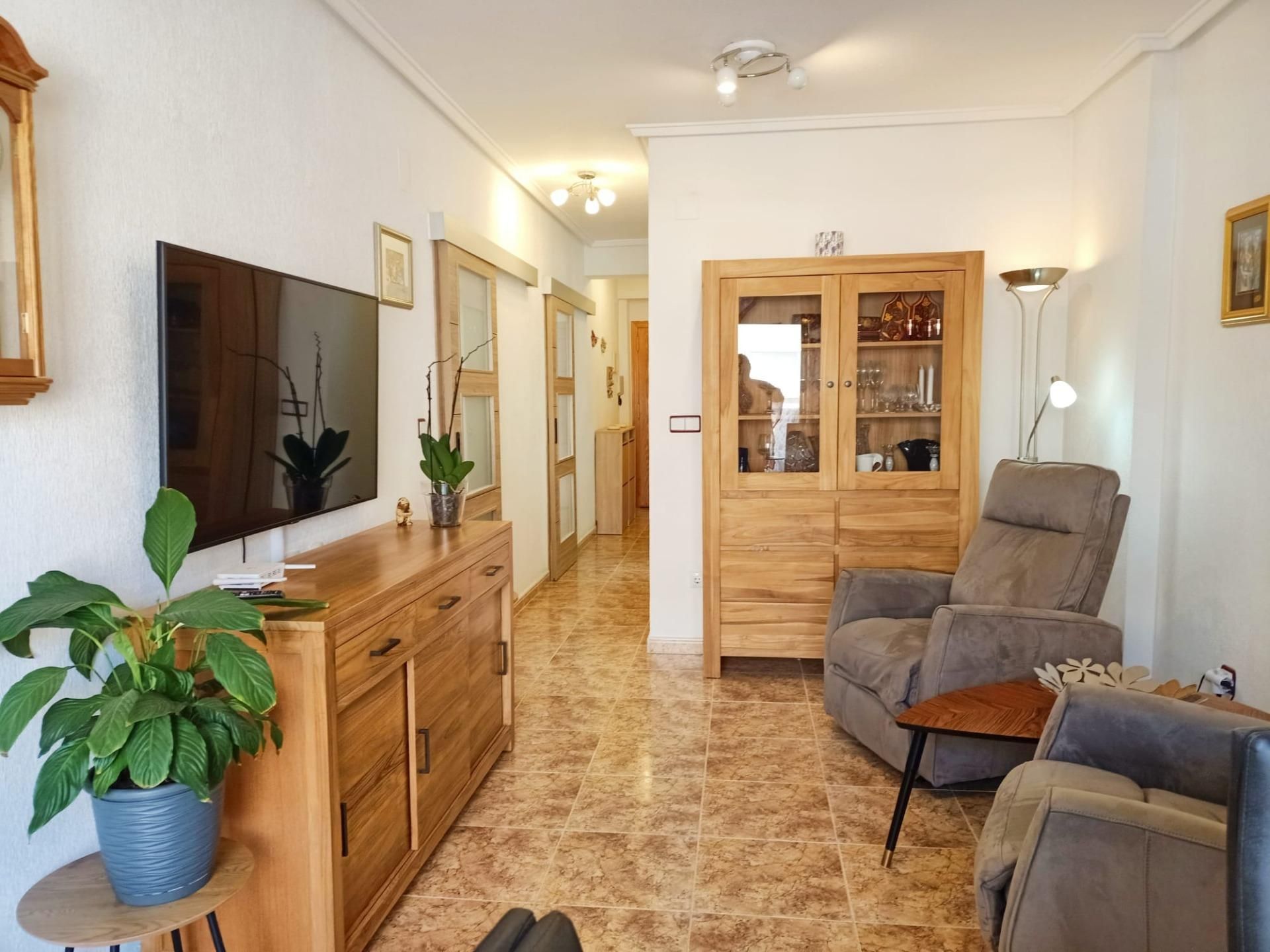 Living room of Flat for sale in Guardamar del Segura  with Air Conditioner, Terrace and Balcony