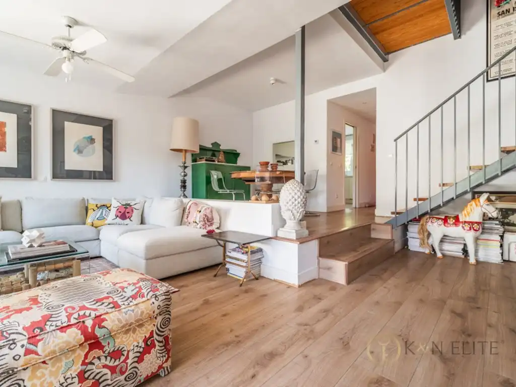 Sala de estar de Casa adosada en venta en Torrelodones con Terraza y Balcón