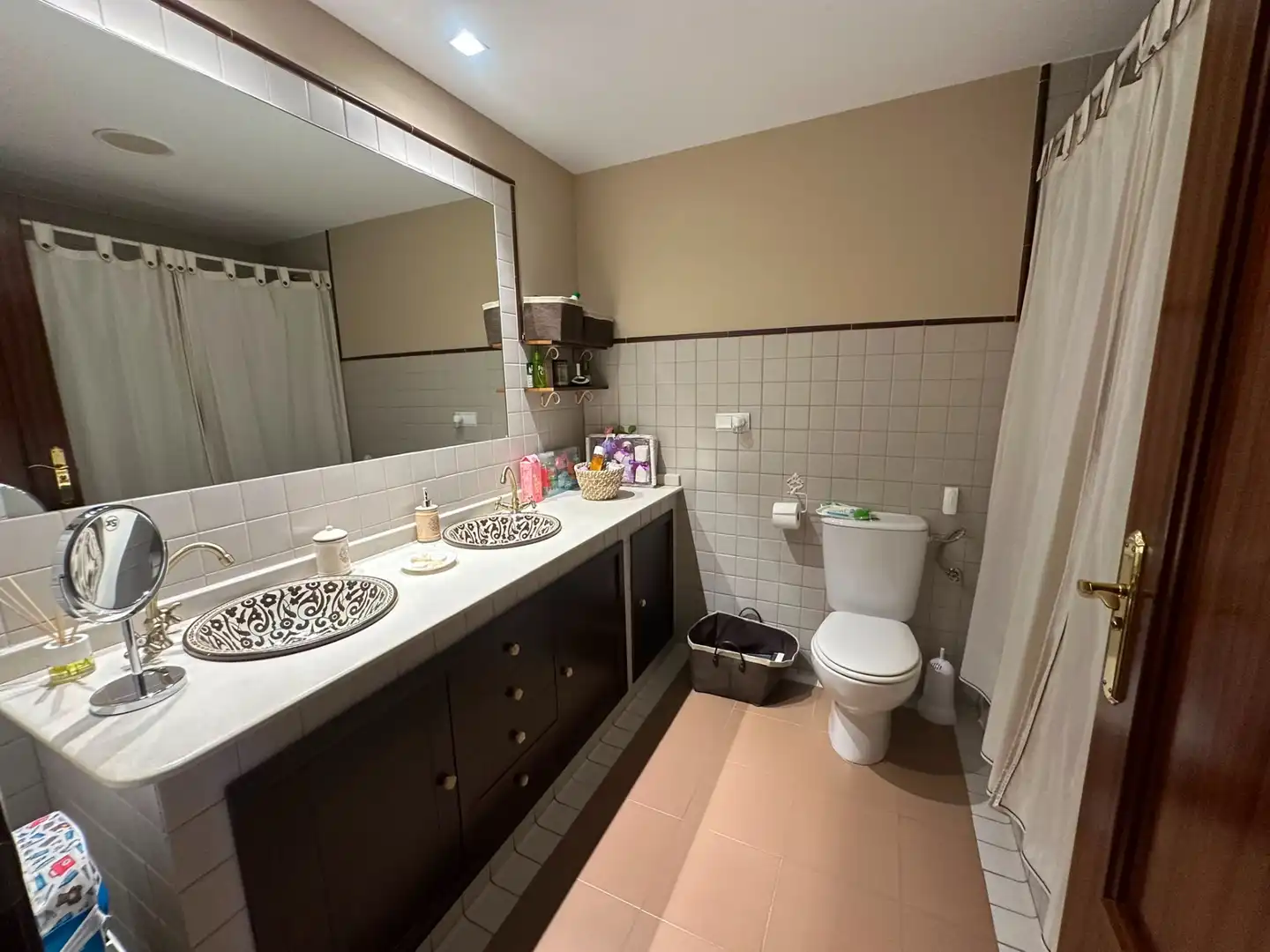 Badezimmer von Wohnung zum Verkauf in Don Benito mit Klimaanlage, Heizung und Balkon