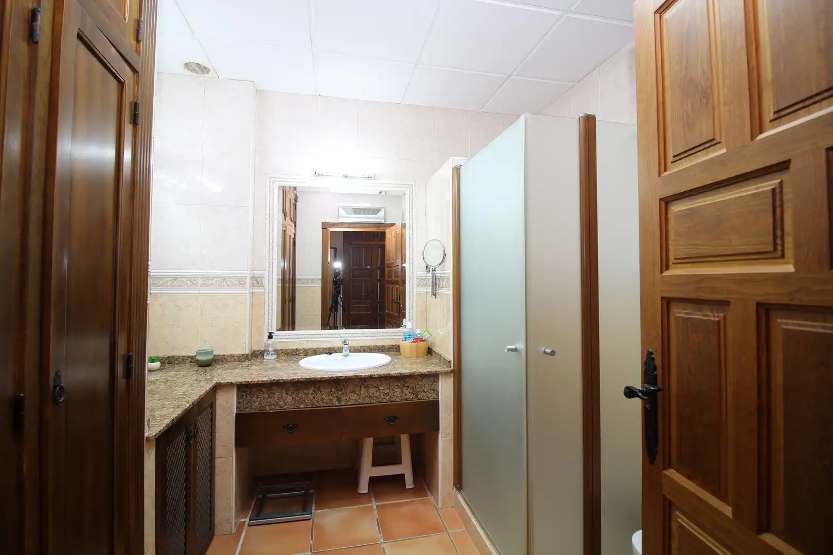 Baño de Finca rústica en venta en Cartagena con Aire acondicionado, Jardín privado y Terraza