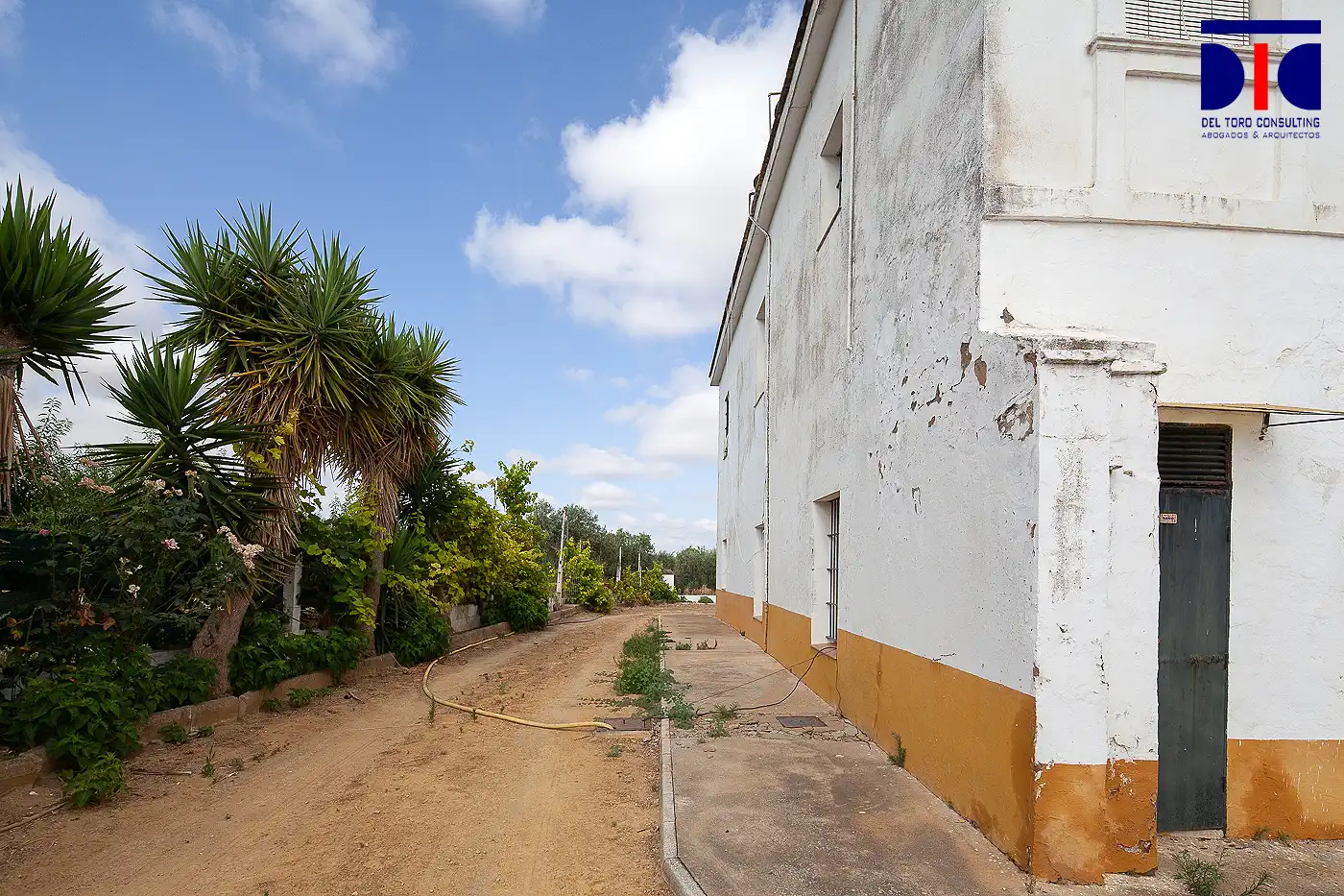 Vista exterior de Finca rústica en venta en Carmona con Jardín privado, Terraza y Piscina