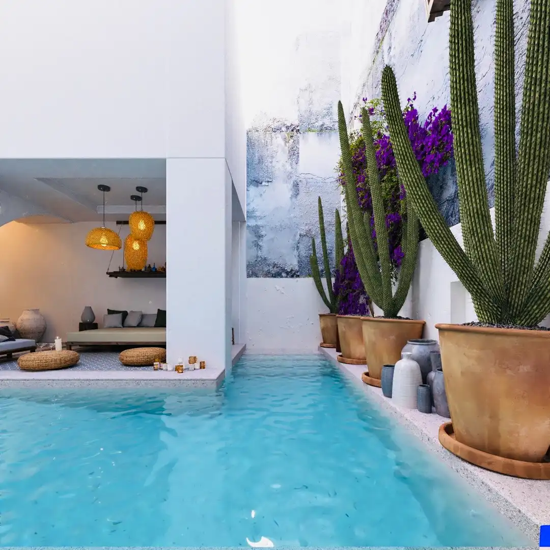 Piscina de Casa adosada en venta en Benissa con Jardín privado, Terraza y Trastero