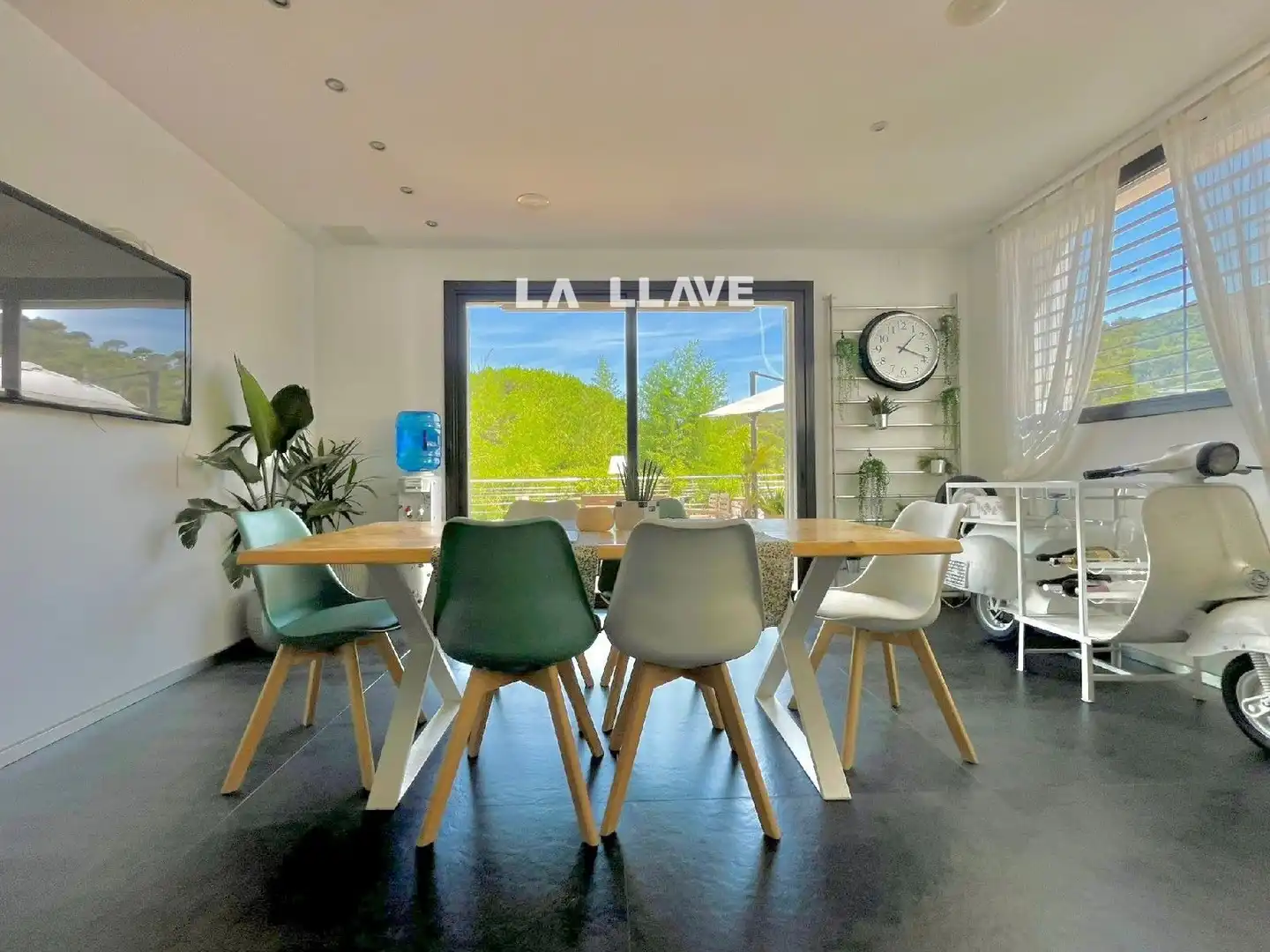 Comedor de Casa o chalet en venta en Blanes con Aire acondicionado, Calefacción y Jardín privado