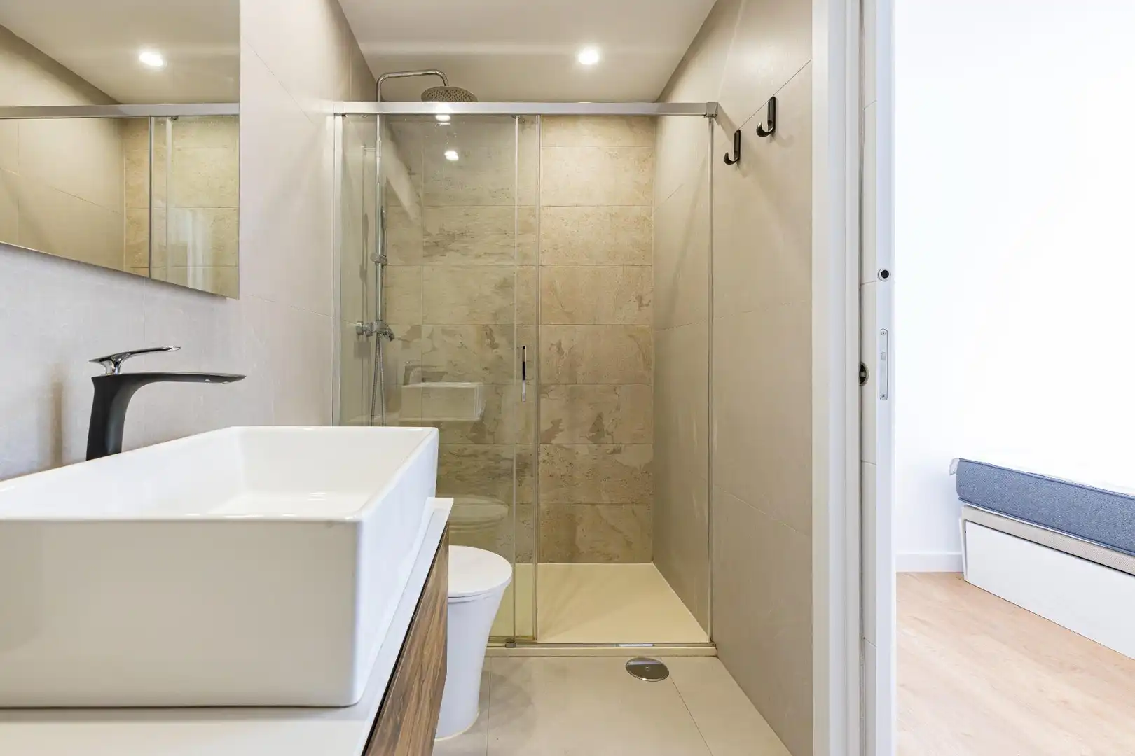Baño de Piso de alquiler en Murcia con Aire acondicionado y Terraza