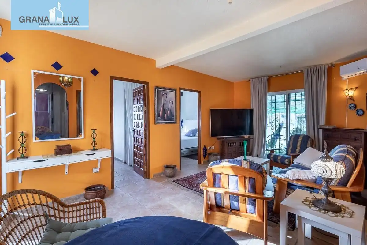 Living room of Houses for sale in Almuñécar  with Air Conditioner, Heating and Private garden