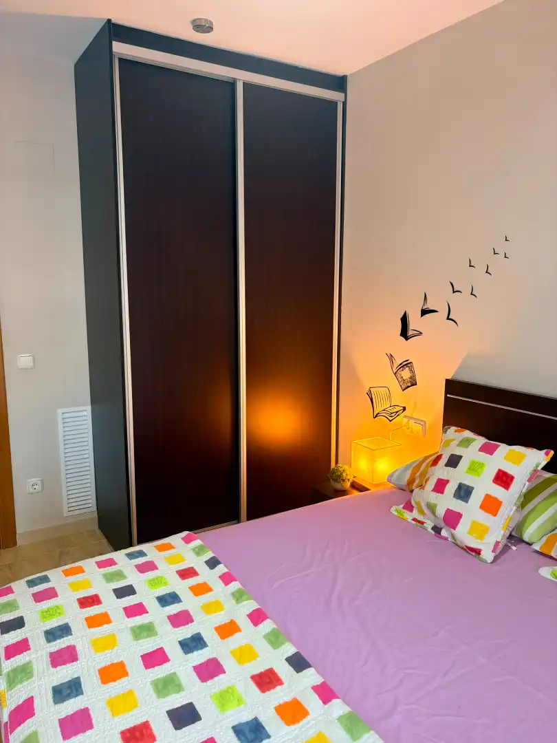 Habitación de Apartamento de alquiler en Vandellòs i l'Hospitalet de l'Infant con Aire acondicionado, Calefacción y Amueblado