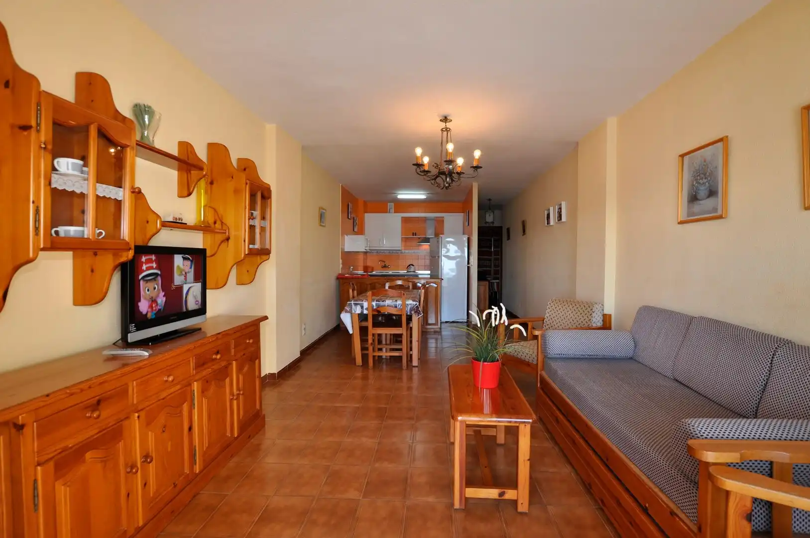 Wohnzimmer von Wohnungen zur Miete in Almuñécar mit Terrasse, Möbliert und Ofen