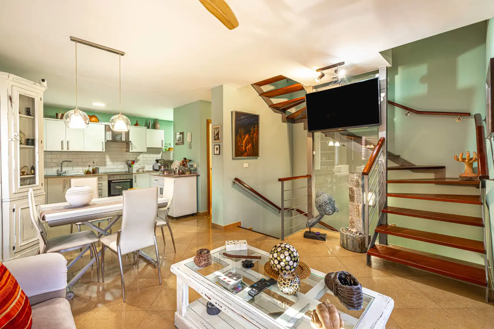 Kitchen of Detached homes for sale in Los Realejos  with Parquet flooring, Terrace and Storage room