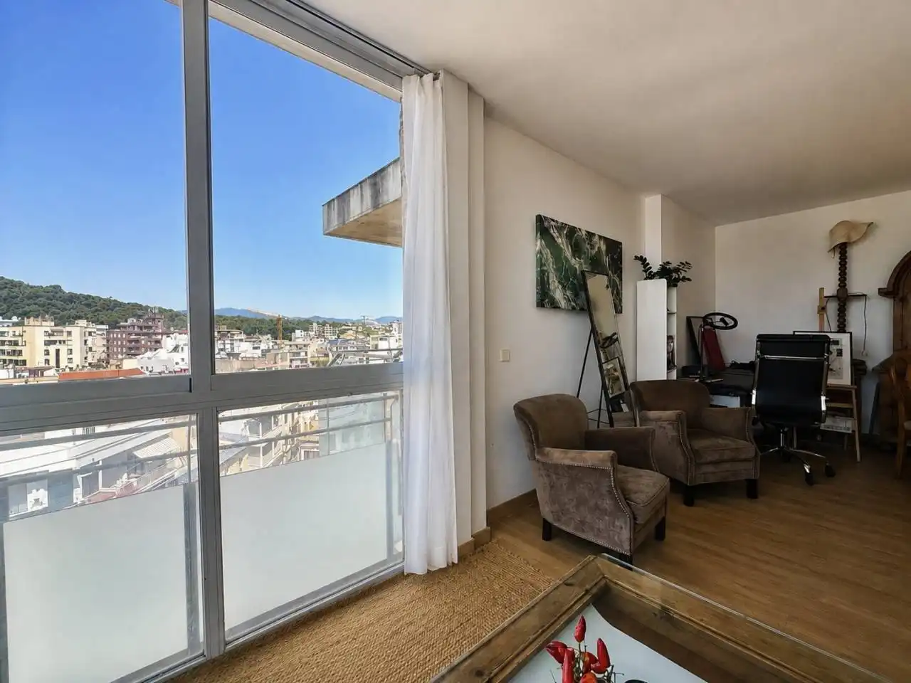 Living room of Flat for sale in  Palma de Mallorca  with Air Conditioner, Heating and Furnished