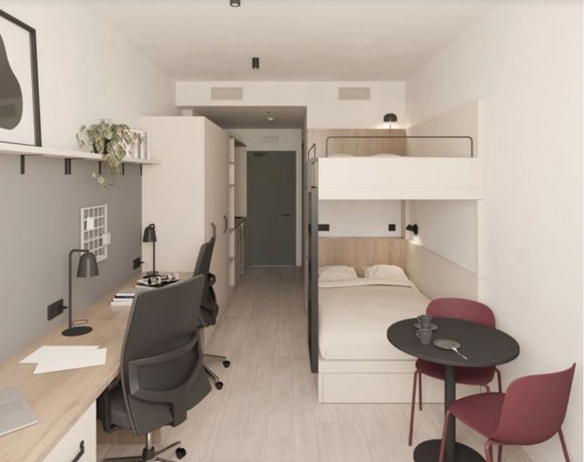 Bedroom of Study to rent in  Granada Capital  with Air Conditioner, Terrace and Furnished