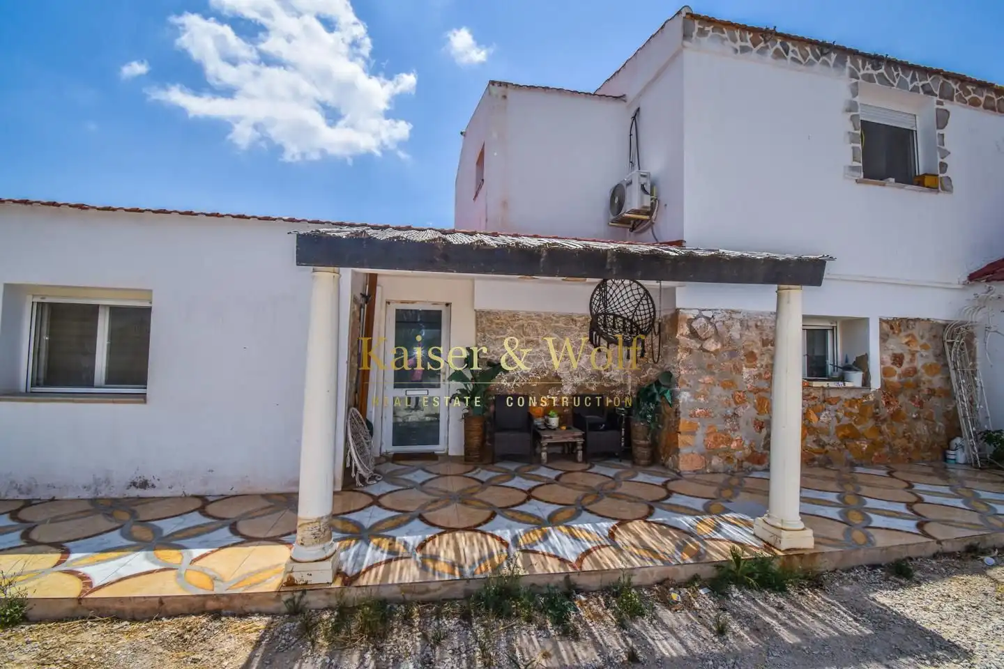Vista exterior de Finca rústica en venta en Crevillent con Jardín privado, Terraza y Piscina